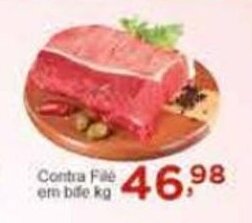 Rossi Supermercado Contra File em Bife 1kg oferta