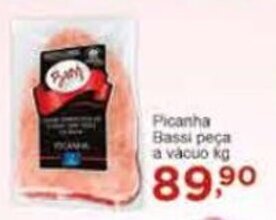 Picanha Bassi peca vacuo 1kg