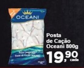 Rossi Supermercado Posta de cacao Oceani 800g oferta