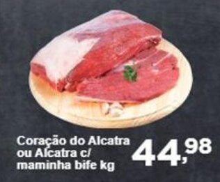 Rossi Supermercado Coracao do Alcatra ou Alcatra c/ Maminha Bife 1kg oferta