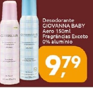 Supermercados Nori Desodorante Giovanna Baby Aero 150ml fragrancias oferta
