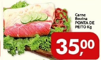 Supermercados Nori Carne Bovina Ponta de Peito 1kg oferta