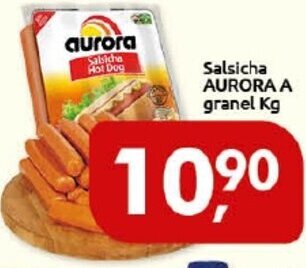 Supermercados Nori Salsicha Aurora A granel 1kg oferta