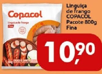 Supermercados Nori Linguica de Frango Copacol Pacote 800g Fina oferta