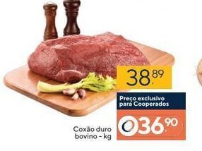 Coop Coxao duro Bovino 1kg oferta