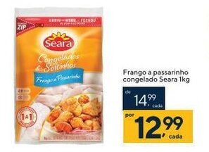 Coop Frango a Passarinho Congelado Seara 1kg oferta