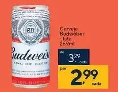 Coop Cerveja Budweiser lata 269ml oferta
