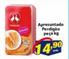 Vencedor Atacadista Apresuntado Perdigao peca 1kg oferta