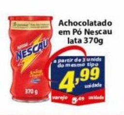 Vencedor Atacadista Achocolatado em po Nescau lata 370g oferta