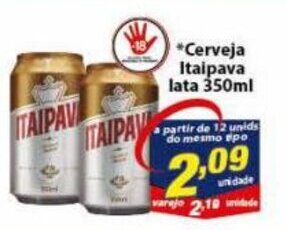Cerveja Itaipava lata 350ml