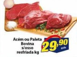 Vencedor Atacadista Acem ou Paleta Bovina s/osso resfriado 1kg oferta