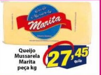 Vencedor Atacadista Queijo Mussarela Marita peca 1kg oferta