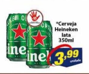 Vencedor Atacadista Cerveja Heineken lata 350ml oferta