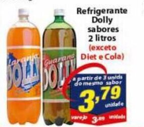 Vencedor Atacadista Refrigerante Dolly sabores 2L oferta