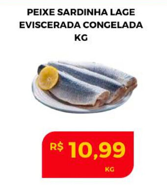 Atacadão Centro Sul Peixe Sardinha Lage Eviscerada cong 1kg oferta
