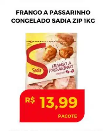 Frango a Passarinho Congelada Sadia Zip 1kg