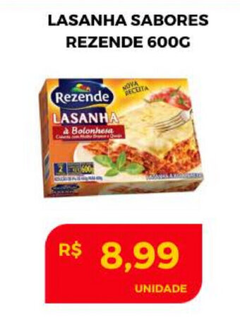Atacadão Centro Sul Lasanha Sabores Rezende 600g oferta