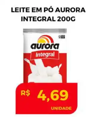 Atacadão Centro Sul Leite em po Aurora Integral 200g oferta