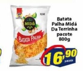 Vencedor Atacadista Batata Palha Mida Da Terinha pacote 800g oferta