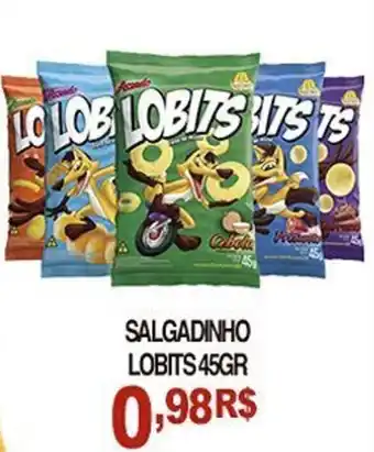 Mercadão Atacadista Salgadinho lobits 45g oferta