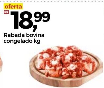 Frangolândia Rabada Bovina congelada 1kg oferta
