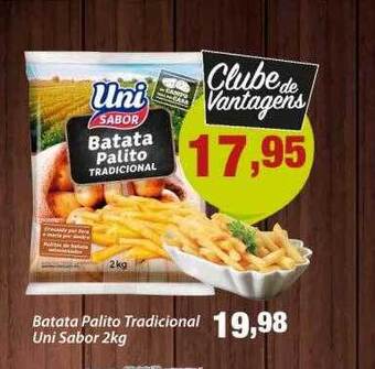 Confiança Supermercados Batata Palito Tradicional Uni Sabor oferta