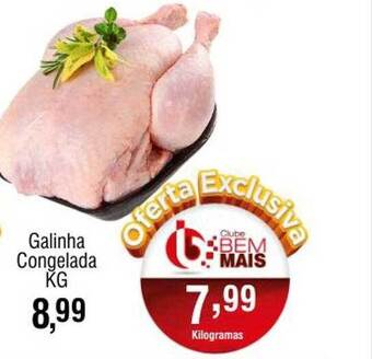Supermercado Bem Barato Galinha Congelada oferta