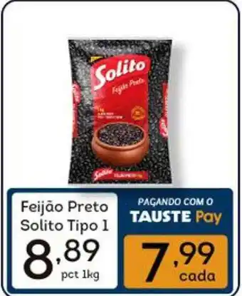 Supermercados Tauste Feijão Preto Solito Tipo 1 oferta