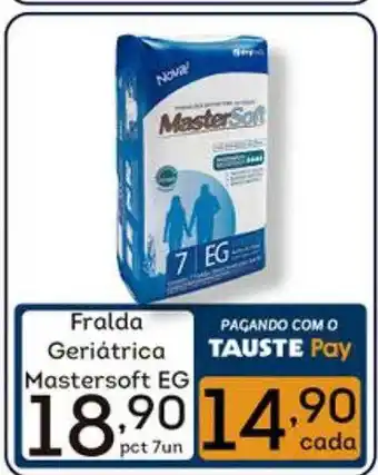 Supermercados Tauste Fralda Geriátrica Mastersoft Eg oferta