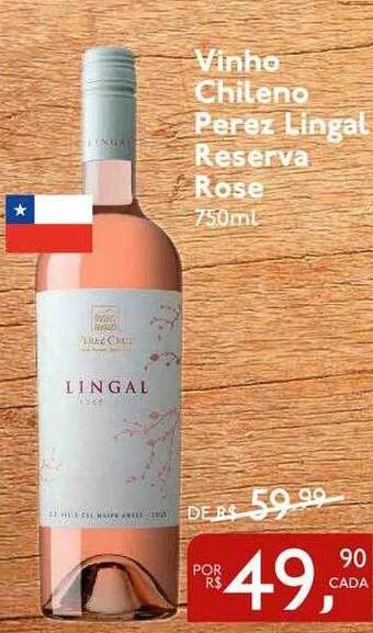 Perini Vinho Chileno Perez Lingal Reserva Rose oferta