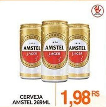 Mercadão Atacadista Cerveja Amstel 269ml oferta