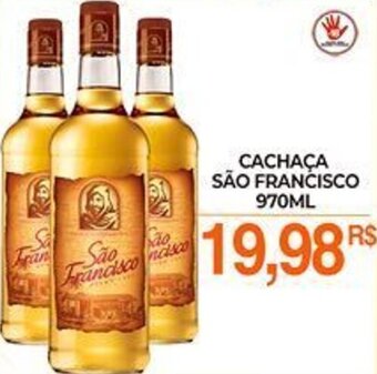 Mercadão Atacadista Cachaca Sao Francisco 970ml oferta
