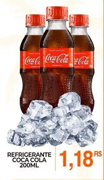 Mercadão Atacadista Refrigerante Coca Cola 200ml oferta