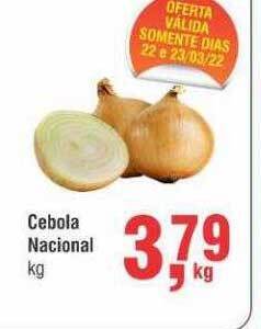 Higa Atacado Cebola Nacional oferta