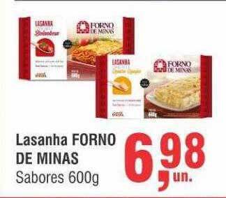 Higa Atacado Lasanha Forno De Minas oferta