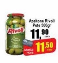 Azeitona Rivoli pote 500g
