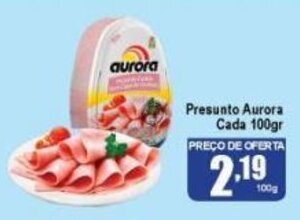 Higa's Supermercado Presunto Aurora Cada 100g oferta