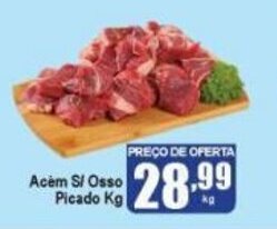 Higa's Supermercado Acem s/ Osso Picado 1kg oferta
