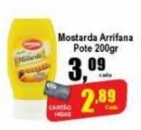 Higa's Supermercado Mostarda Arrifana Pote 200g oferta