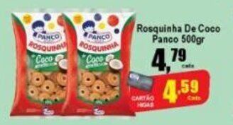 Higa's Supermercado Rosquinha de Coco Panco 500g oferta