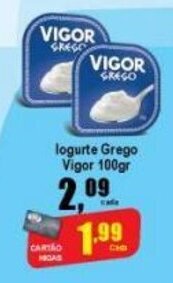 Higa's Supermercado Iogurte Grego Vigor 100g oferta