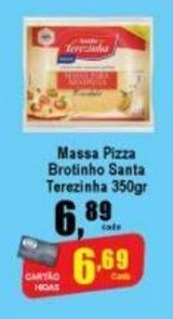 Higa's Supermercado Massa Pizza Brotinho Sta. Terezinha 350g oferta