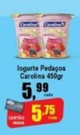 Iogurte Pedacos Carolina 450g