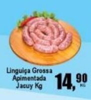 Higa's Supermercado Linguica Grossa Apimentada Jacuy 1kg oferta