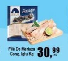 Higa's Supermercado File de Merluza Cong. Iglu 1kg oferta