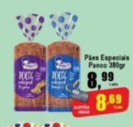 Higa's Supermercado Paes Especiais Panco 380g oferta