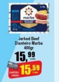 Higa's Supermercado Jerked Beef Dianteiro Marba 400g oferta