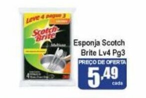 Higa's Supermercado Esponja Scotch Brite Lv4 pg3 oferta