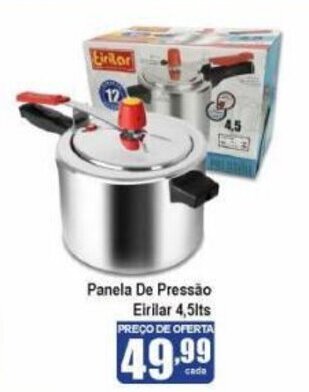 Higa's Supermercado Panela de Pressao Eirliar 4.5L oferta