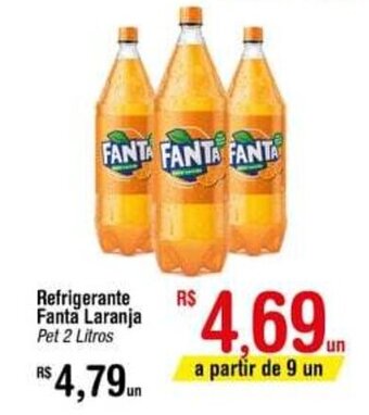 Fort Atacadista Refrigerante Fanta Laranja 2L oferta